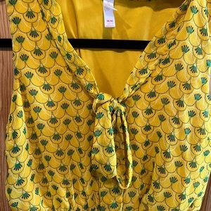 Pineapple printed Dress